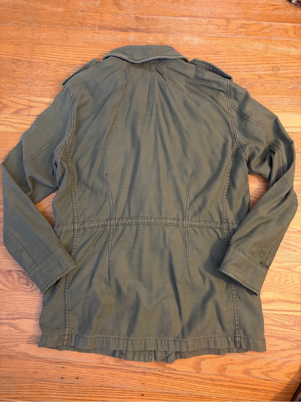 💕 Host Pick 💕 Free People Not Your Brother’s Surplus Jacket, Army Green, Medium - Picture 2 of 6